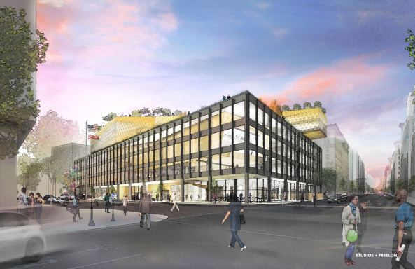 Mecanoo mit Martinez Johnson, Mies van der Rohe, Mies-Bibliothek in Washington, Shortlist, Martin Luther King Memorial Library, Mecanoo (Delft), Patkau Architects (Vancouver) und Studios Architecture (Washington), Mies, Umbau, Abstimmung