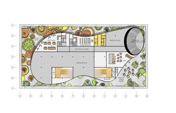 Mecanoo mit Martinez Johnson, Mies van der Rohe, Mies-Bibliothek in Washington, Shortlist, Martin Luther King Memorial Library, Mecanoo (Delft), Patkau Architects (Vancouver) und Studios Architecture (Washington), Mies, Umbau, Abstimmung