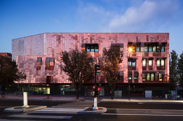 Konservatorium Claude Debussy, Paris, 17. Arrondissement, Basalt Architecture