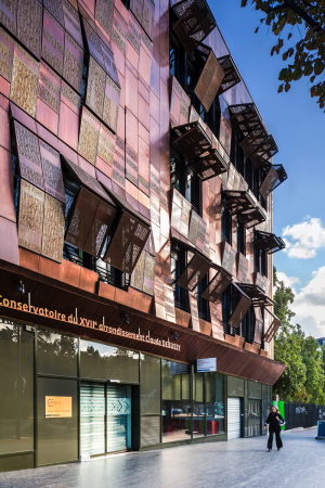 Konservatorium Claude Debussy, Paris, 17. Arrondissement, Basalt Architecture