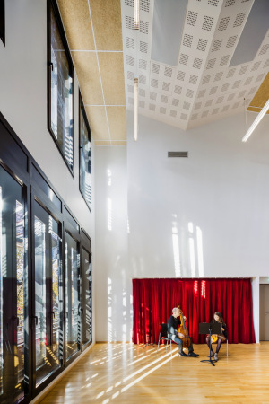 Konservatorium Claude Debussy, Paris, 17. Arrondissement, Basalt Architecture