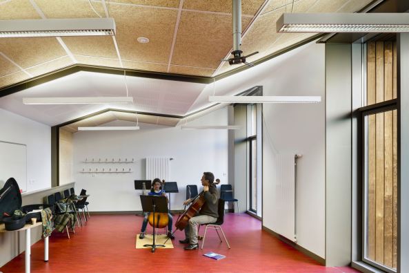 Konservatorium Claude Debussy, Paris, 17. Arrondissement, Basalt Architecture