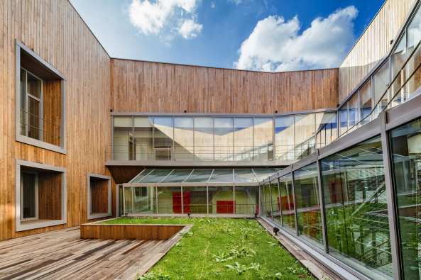 Konservatorium Claude Debussy, Paris, 17. Arrondissement, Basalt Architecture