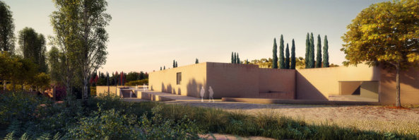 Alhambra, neuer Eingang, Besucherzenrum, lvaro Siza, Juan Domingo Santos, Spanien, Aedes, Berlin, Planvorstellung