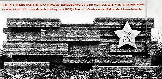 Symposium zu Mies' Revolutionsdenkmal in Berlin