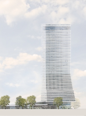 Estrel Tower, Barkow Leibinger, Estrel Centre, Hochhaus, Hotelhochhaus, Hotel, schneider schumacher, sauerbruch hutton, ingenhoven architects, Kleihues Kleihues, Meixner, Schl�ter Wendt, Berlin, Sonnenallee, Neuk�lln, Regula L�scher