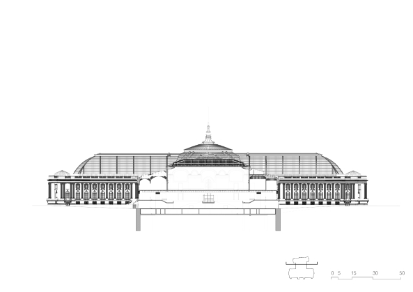 LAN bauen Grand Palais in Paris um