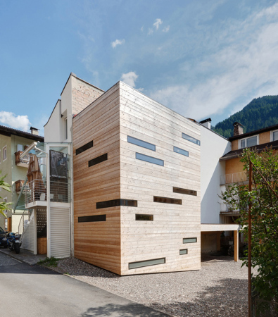 Holzhaus, Wohnhaus, Abbruch,Neubau, Christian Schwienbacher Architecture Interior Design, Ortisei, Italien, Split-Level