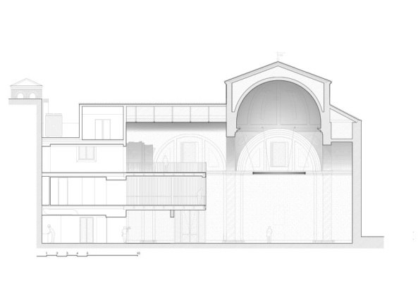 Umnutzung, Restaurierung, Transformation, Kapelle, Kulturzentrum, Brihuega, Guadalajara, Spanien, Adam Bresnick Arquitectos