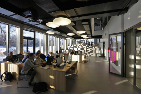 Hochschule, Erweiterung, Kulturakademie Viljandi, Estland, Salto Architects, Tallinn