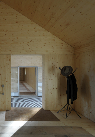 Umbau, Umnutzung, Archiv, Architekturzeichnung, Holz, Hugh Strange Architects, London, Scheune