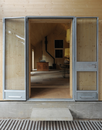 Umbau, Umnutzung, Archiv, Architekturzeichnung, Holz, Hugh Strange Architects, London, Scheune