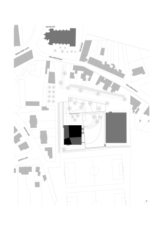 dierendonckblancke architects; Beselare; Westflandern; Hohlblocksteine; Auditorium; Belgien