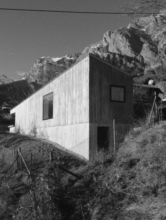 Savioz Fabrizzi, Sion, Schweiz, Berghtte, Ferienhaus, Atelier, Holz, Beton, Edelstahl