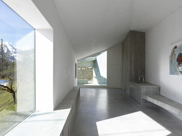 Savioz Fabrizzi, Sion, Schweiz, Berghtte, Ferienhaus, Atelier, Holz, Beton, Edelstahl