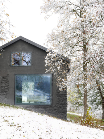 Savioz Fabrizzi, Sion, Schweiz, Berghtte, Ferienhaus, Atelier, Holz, Beton, Edelstahl