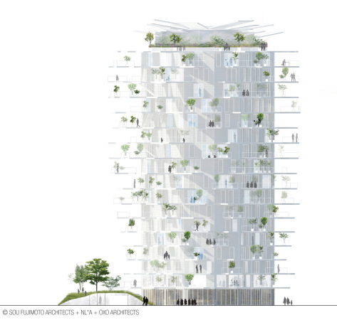 Sou Fujimoto baut in Montpellier