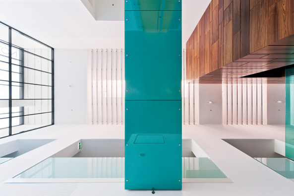 Innovationszentrum, Firmensitz, Foldes Architects, Gy�l, Budapest, Ungarn, Glas