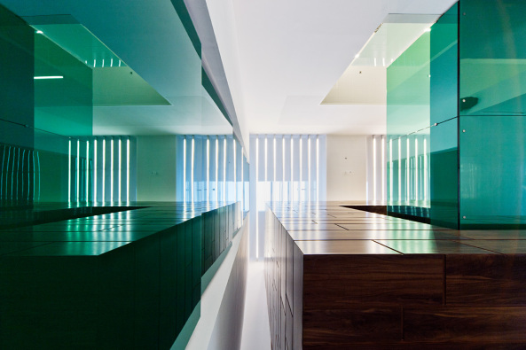 Innovationszentrum, Firmensitz, Foldes Architects, Gy�l, Budapest, Ungarn, Glas