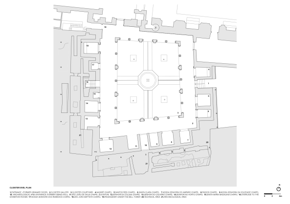 Lorv�o, Joao Mendes Ribeiro Arquitecto, Stilles Kloster, Silence Cloisters, Monastery Cloisters, Umbau, Sanierung, Portugal, Hof, Kirche, Stille Architektur, Joao Mendes