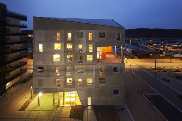 Studentenwohnheim, Aarhus, Cubo Arkitekter, Terroir, Farbe, Energieeffizienz, Dnemark