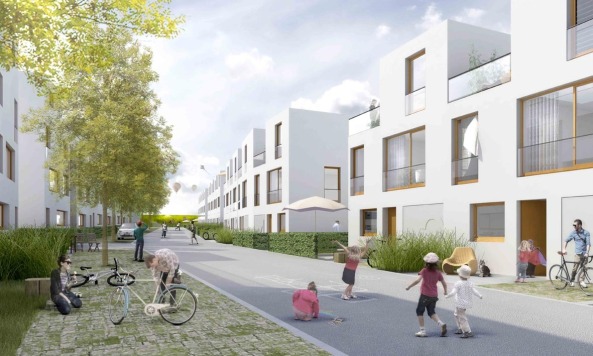 Gutachterverfahren, Dsseldorf-Unterbach, Netzwerkarchitekten, foundation 5+ Landschaftsarchitekten, Wohnbebauung