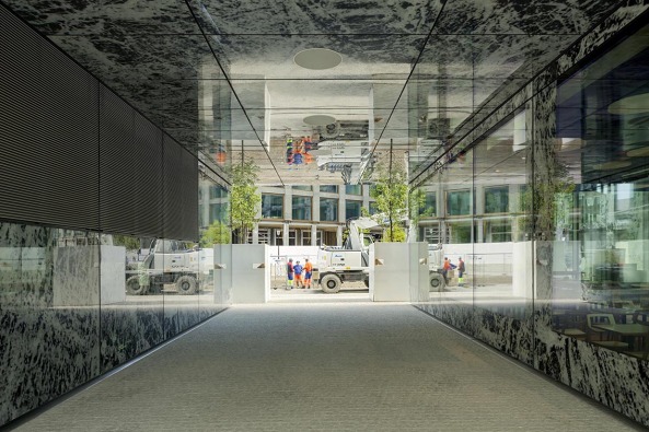 Verwaltungsgeb�ude, Wiel Arets Architects, Z�rich, Schweiz, Glas, Aluminium, Hochhaus