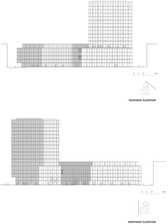 Verwaltungsgebude, Wiel Arets Architects, Zrich, Schweiz, Glas, Aluminium, Hochhaus