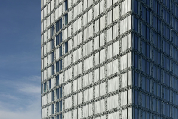 Verwaltungsgeb�ude, Wiel Arets Architects, Z�rich, Schweiz, Glas, Aluminium, Hochhaus