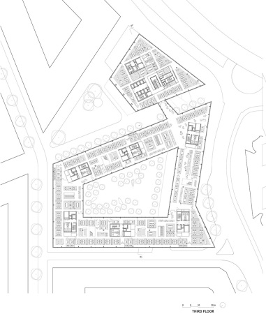 Verwaltungsgebude, Wiel Arets Architects, Zrich, Schweiz, Glas, Aluminium, Hochhaus