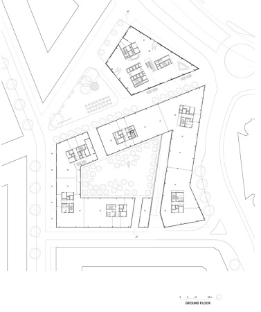 Verwaltungsgebude, Wiel Arets Architects, Zrich, Schweiz, Glas, Aluminium, Hochhaus