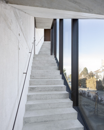 LOCAL ARCHITECTURE, Matthieu Gafsou, Rovereaz, Wohnhaus, Villa, Genf, Lausanne, Chailly, Genfer See, Eternitfassade, Eternitpaneele, Eternit