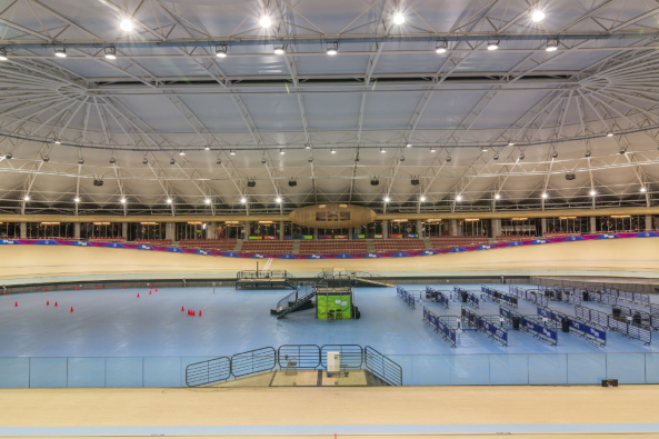 Iglesis Prat Arquitectos; Velodromo Pealoln; Santiago; Chile; Rennradarena;