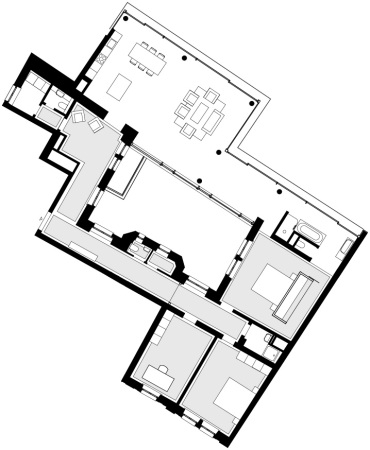 Hofstatt Mnchen, Meili Peter Architekten, Sendlinger Strae, Sddeutsche Zeitung, ehemaliges Redaktionsgebude, Umnutzung