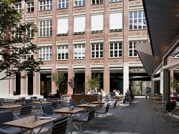 Hofstatt M�nchen, Meili, Peter Architekten, Sendlinger Stra�e, S�ddeutsche Zeitung, ehemaliges Redaktionsgeb�ude, Umnutzung