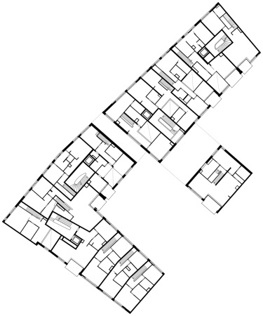 Wohnhaus Hotterstrae, Grundriss OG