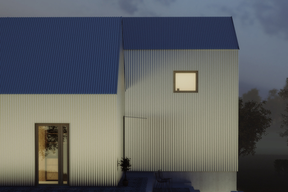 Frstberg Arkitektur, Frstberg Architekten, House for Mother, Haus, Wohnhaus, Wohnungsbau, Linkpingsbo 2017 Wohnbau-Ausstellung, Ausstellung, Aluminium, Schweden, Linkping, Malm, Antonino Cardillo, Haus aus Staub, Fassade, Holz, Beton, Haus in Schweden, FAF Frstberg Arkitektur och Formgivning, Bjrn Frstberg