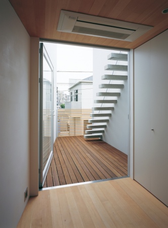 APOLLO Architects, Japan, Tokio, Wohnhaus, Wohnen, Holz, Beton, Restaurant