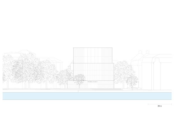 Wettbewerb; Nobelhuset; The Nobel Snowflake; Wingrdh Arkitektkontor; Nobelhuset von David Chipperfield Architects Berlin; Nobel Center; Nobelpreis; Stockholm; Schweden; Museum; Auditorium; A Room and a Half; Johan Celsing Arkitektkontor; Blasieholmen