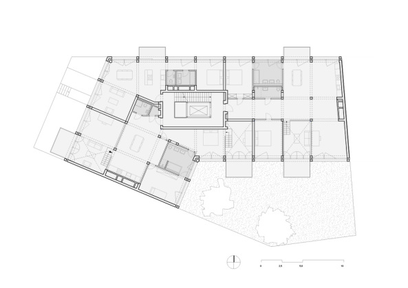 Robertneun; Am Lokdepot; Wohnanlage; Neubau; Berlin; Gleisdreieck; Park; Werner Huthmacher; postindustrielle Romantik; rustikaler Rohbau; kr�ftiger Rohbau; Tom Friedrich; Nils Buschmann