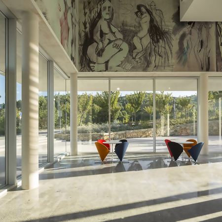 Centro des Artes Nadir Afonso, Louise Braverman Architects, Portugal, Roberto Burle Marx, Museum, Kunstzentrum, Art Museum, FG + SG, Boticas, Braverman, New York, Chaves, Corbusier, Oscar Niemeyer, Landschaft, Grnes Dach, Nadir Afonso