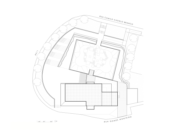 Centro des Artes Nadir Afonso, Louise Braverman Architects, Portugal, Roberto Burle Marx, Museum, Kunstzentrum, Art Museum, FG + SG, Boticas, Braverman, New York, Chaves, Corbusier, Oscar Niemeyer, Landschaft, Grnes Dach, Nadir Afonso