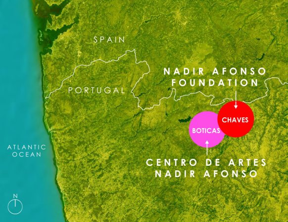 Centro des Artes Nadir Afonso, Louise Braverman Architects, Portugal, Roberto Burle Marx, Museum, Kunstzentrum, Art Museum, FG + SG, Boticas, Braverman, New York, Chaves, Corbusier, Oscar Niemeyer, Landschaft, Grnes Dach, Nadir Afonso