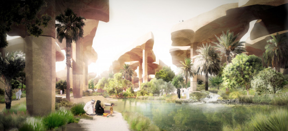 Thomas Heatherwick, Heatherwick studio, Park, Abu Dhabi, Vereinigte Arabische Emirate, Wste, Wasserversorgung
