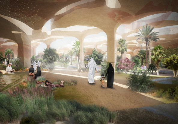 Thomas Heatherwick, Heatherwick studio, Park, Abu Dhabi, Vereinigte Arabische Emirate, Wste, Wasserversorgung