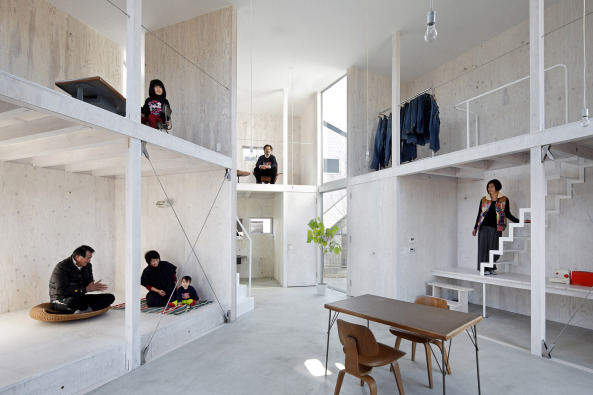 Kentaro Yamazaki, Kashiwa, Wohnhaus, Container, Holz, Glas