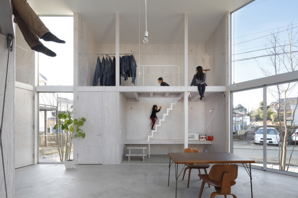 Kentaro Yamazaki, Kashiwa, Wohnhaus, Container, Holz, Glas