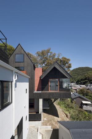 CUBO Architects, Japan, Kanagawa, Wohnen, Atelier, Studio, Holz, Beton, Zedernholz