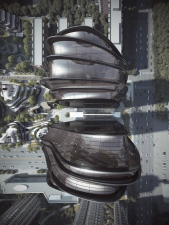 Hochhaus, MAD, China, Peking, Beijing, Chaoyang Park Plaza, Brogebude, Brohaus, Park, Wohnhochhaus, Chinesische Malerei, Shanghai, CCTV, Corporate Architecture