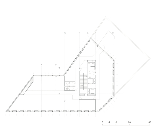 Euralille, LAN Architecture, Brogebude, Rem Koolhaas, Kupfer, Gitterwerk. Lattenwerk, Egis, office, O.M.A, OMA, Metallfassade, Brohaus, Neubau, Quantum Leap, Euravenir